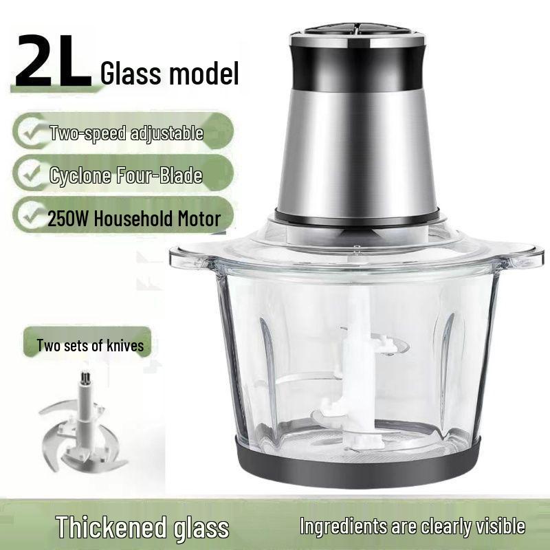 Pure Copper Electric Meat Grinder, Dough Kneader & Stainless Steel Food Processor - LD Free Shipping