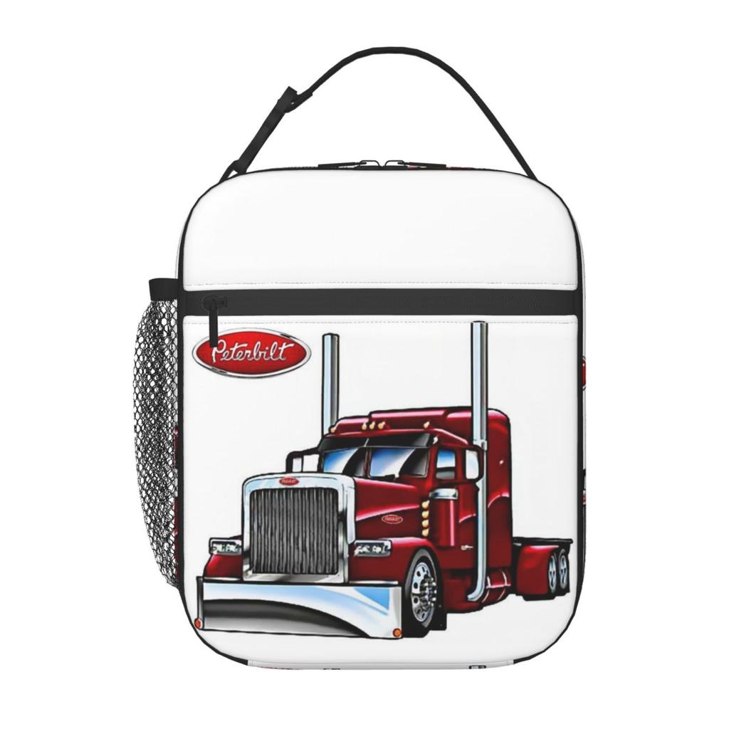 Peterbilt LKW Isolierte Lunchtasche für Damen Kinder Auslaufsichere Lebensmittelboxen Thermische Lunchbox Tragetasche