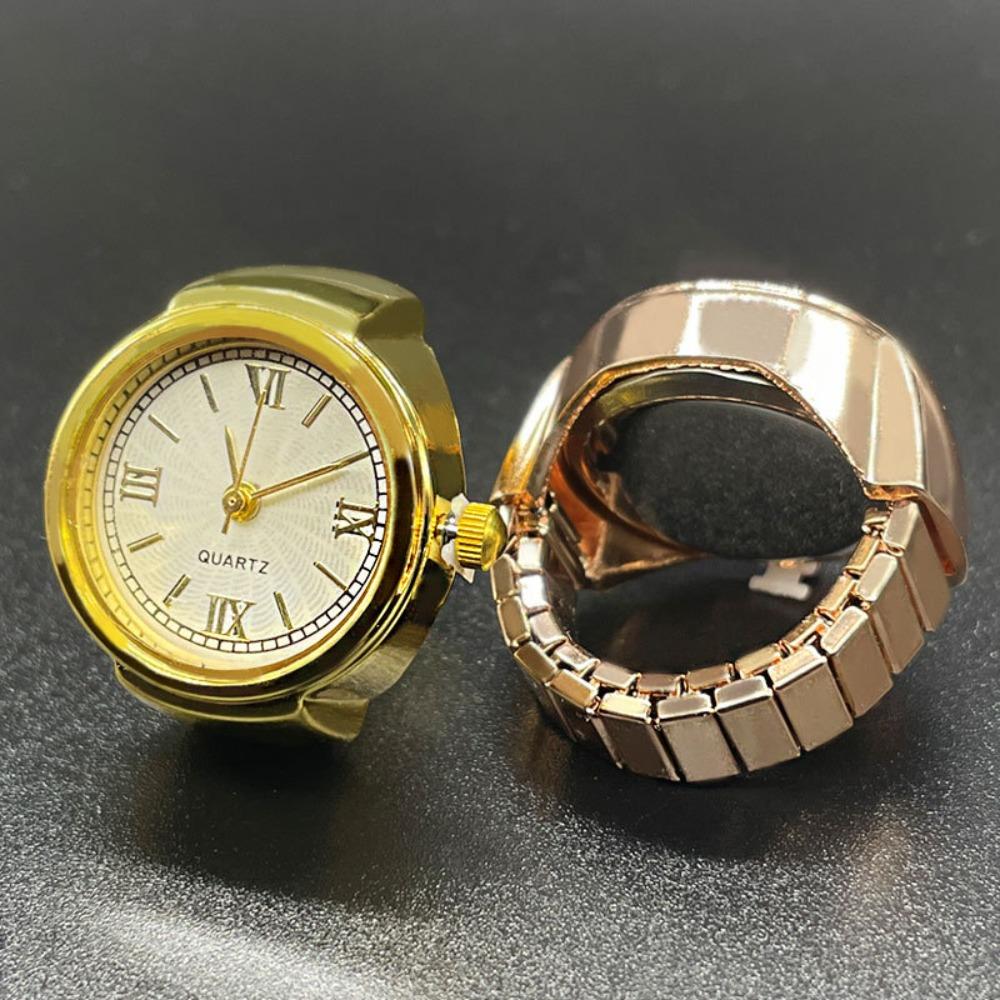 Hot Selling Finger Watch Ring Creative Movement Fashion Accessories Vintage Watch Men Jewelry Women Gift