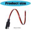 5pcs SAE Connectors Cable 12AWG 1 Foot Suitable for Solars Devices and Emergency Backups Power Solution Daily Use