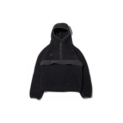 Damski polar ACG z zamkiem do połowy Czarny Antracyt CU4115-010