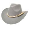 Cappelli da Cowboy Occidentali Classici Stile Unisex Elegante Per Attività All'Aperto e Abbigliamento Casual Fibra di Poliestere