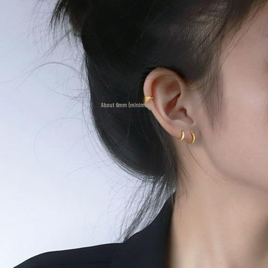 Sterling Silver Ear Cuff Earrings for Women 2022 - Trendy, Cool, and Domineering Hoops