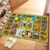 Scooby-doo Mystery Solving Team Square Rugs Are a Great Choice for Living Rooms, Bedrooms, Home Décor, and As Gifts.