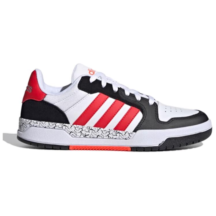adidas Neo Entrap Abrasion Resistant Low Top Skateboard Shoes Unisex White Red Sneakers JP9962
