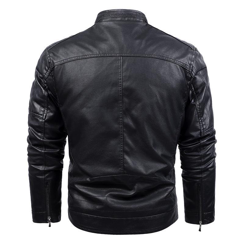 Herren Europäische PU-Lederjacke - Stil 2188