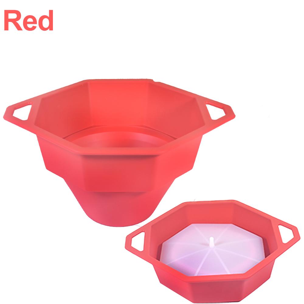 1 recipiente de silicona para palomitas de maíz en microondas, para hacer palomitas de maíz con tapa, recipiente para hacer palomitas de maíz caseras de gran capacidad, utensilios de cocina coloridos para hornear