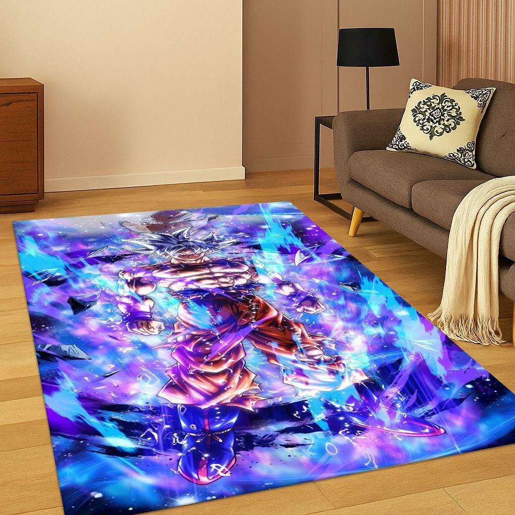 3D Anime D-Dragon Balls Gamer Cartoon Carpet Rug for Bedroom Living Room Sofa Doormat Home Decor,kid Game Area Rug Non-slip Gift