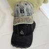 Vintage denim cap children couple student casual fashion soft top embroidery shade baseball cap men