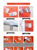 Reflective Convex-Concave Safety Mirror for Indoor/Outdoor Traffic and Garage Corners