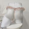 Men's Pink Lace Floral Thong - Flirtatious Transparent T-Back Underwear