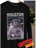 Houston We Have a Problem SHIRT Fake Moon Landing Flat Earth Map NASA Globe Lies