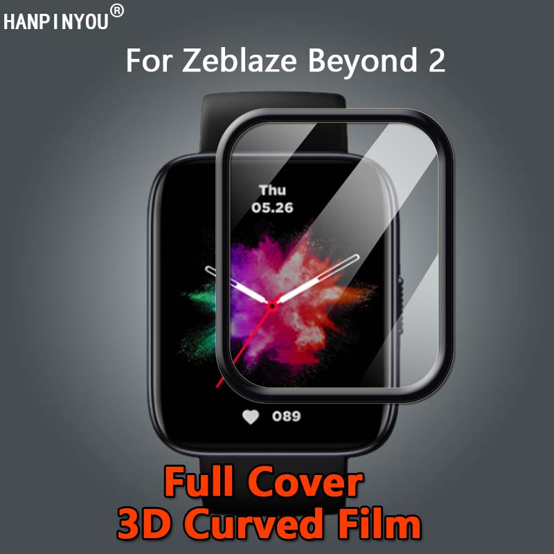 

Для смарт-часов Zeblaze Beyond Btalk 2 Ultra Clear Full Cover 3D изогнутое покрытие Мягкая пленка из ПММА ПЭТ защитная пленка для экрана - не стекло