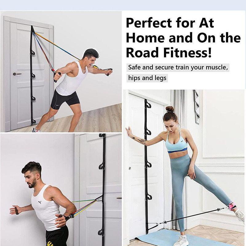 Punch-Free Door Resistance Band for Home Fitness
