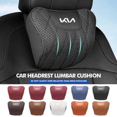 Car Driving Seat Lumbar Pillow Headrest Support Back Cushion For Stinger Optima Cerato Soul Venga Forte Spectra Sedona