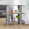 VidaXL Bookcase-Room Divider Sonoma Grey 100x30x87 Cm 813567
