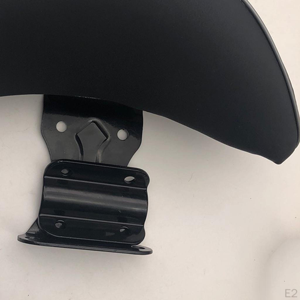 1x metallmotorcykelstång Ryggstödskudde för bakpassagerare