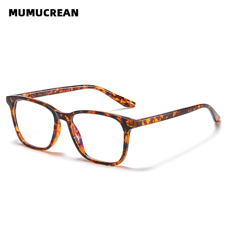 

Новые очки Tr90 Anti-blue, ретро квадратная оправа для очков, мужские и женские, литературные и художественные, прозрачные плоские очки