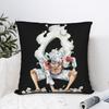 Luffy Anime Pillowcase Polyester Cushion Cover Gift Japanese Manga Throw Pillow Case Cover Home Square 40X40Cm