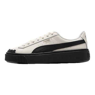 Platform Comfortable Versatile Durable Breathable Height Increasing Low Top Sneakers Women Sneakers White Black 397250-01