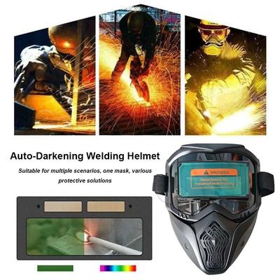 Head-mounted Welder Mask Detachable Welding Face Shield Auto Darkening Welding Helmet  Face Safety
