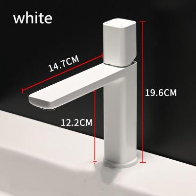 

Basin Faucet White Bathroom Faucet hot and cold Brass water Mixer Tap White black Basin Water Sink Mixer crane белый