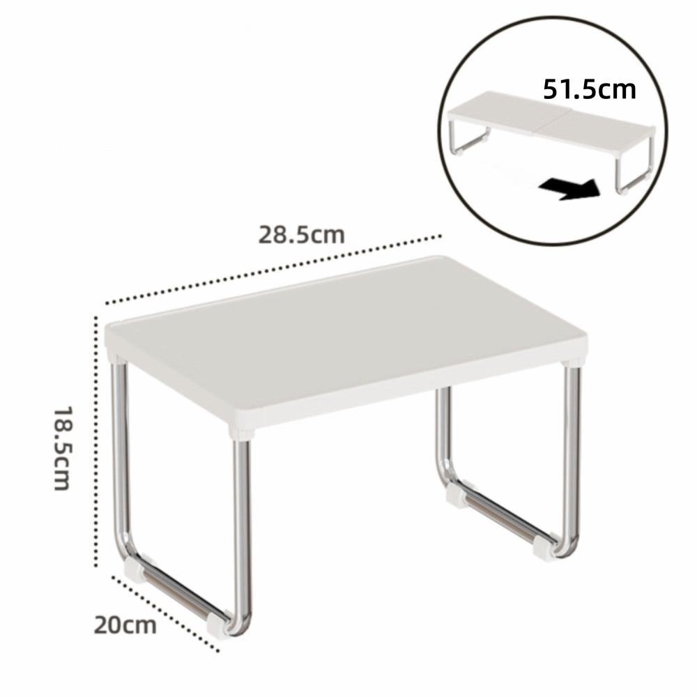 Schichtiger Organizer Küche Ausziehbarer Regal Ausziehbarer Regal Verstellbar Arbeitsplatten Lagerregal Platzsparend Schrank Organizer