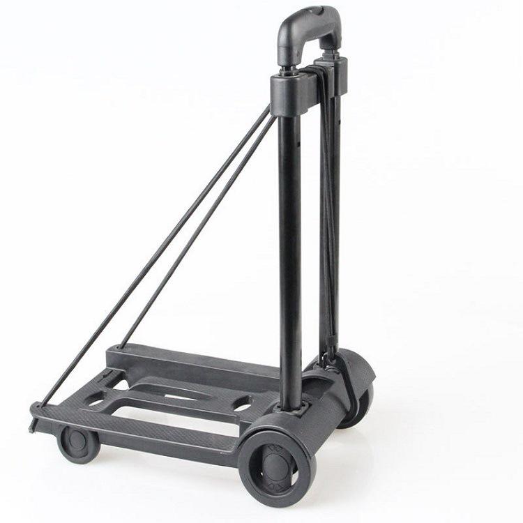 Folding Luggage and Shopping Trolley Cart чёрный