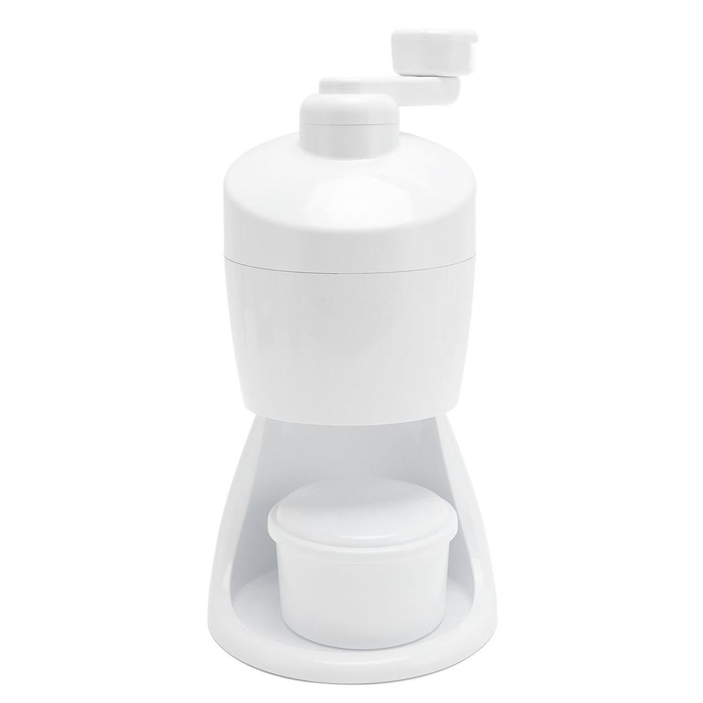 Handkurbel-Eisraspler 420 Edelstahl Manuelle Schnee-Eis-Kegelmaschine Slushie-Maker für Zuhause Outdoor Kommerzielle Nutzung mit Schüssel