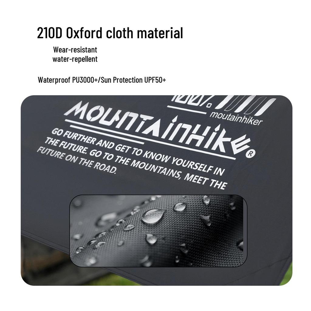 Mountain Guest 8+8 Flat Inflatable Camping Tent with Tarp for Outdoor Use