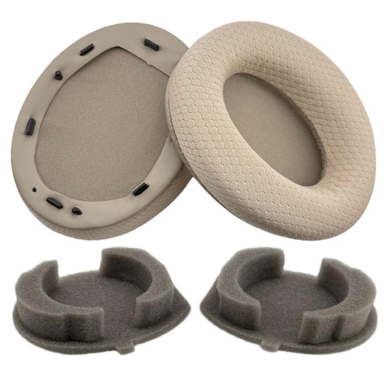 1 Pair Comfortable Ear Cushions Soft Earphone Cover Protective Earpads for WH-1000XM3 Replacement Earmuffs