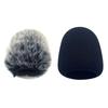 Mic Foam Windscreen Furry Windscreen Mic Cover Microphone Cover Muff Windscreen Cover Replacement for PodMic Microphone