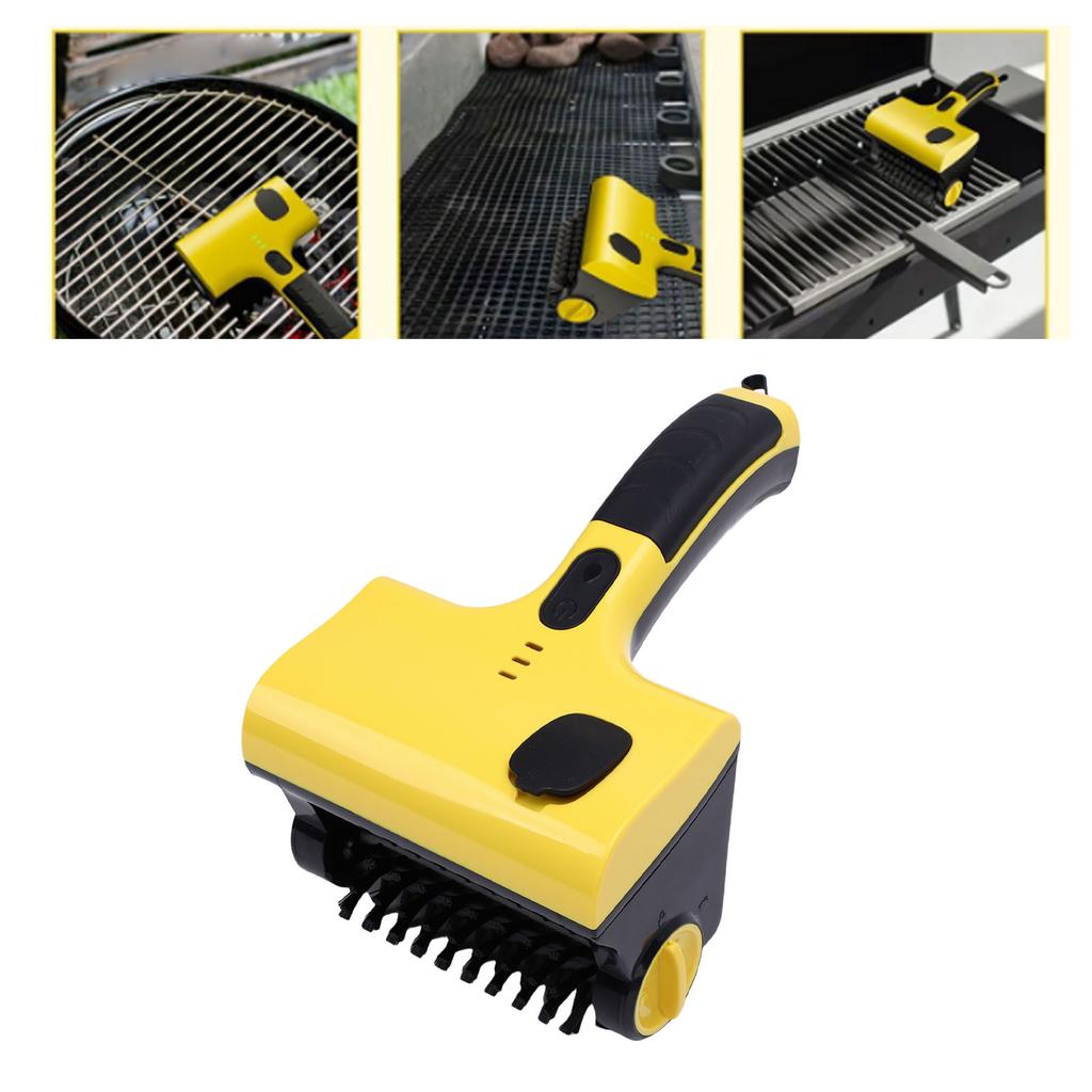 Electric Grill Brush Multi Functional Cordless Rechargeable Electric Grill Cleaning Scrub for Barbecue Grill Kitchen Tiles
