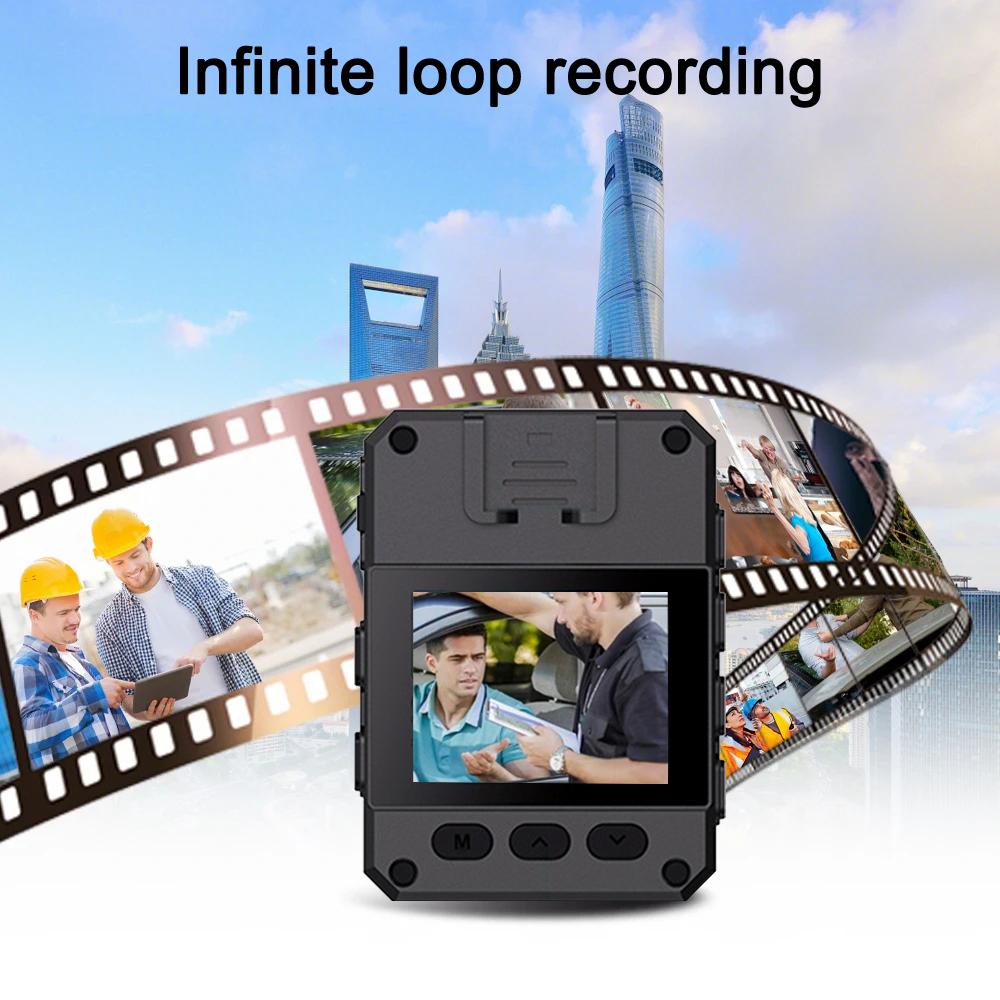 2025 New 4K HD Mini Camera Body Worn Camera With 2inch IPS Screen Wearable Portable Body Camera Police Recorder