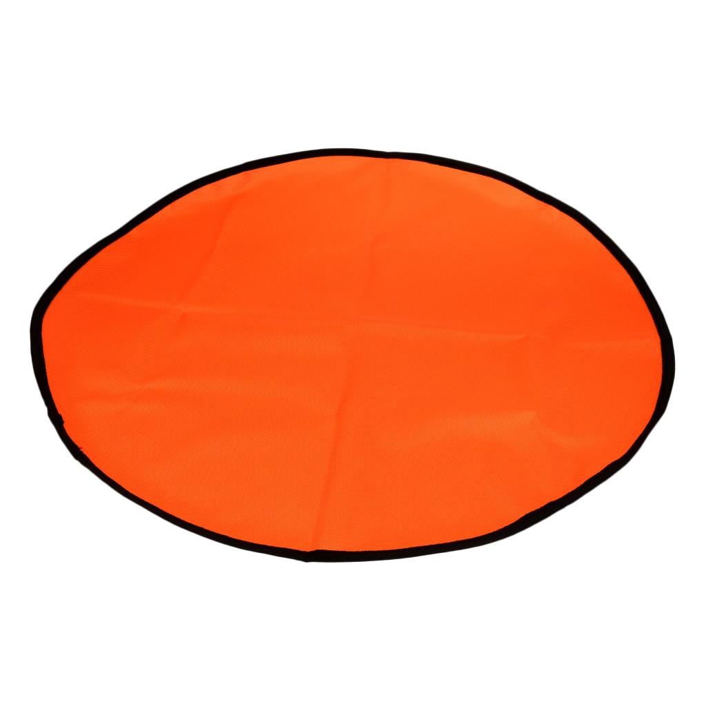 Waterproof Nylon Changing Mat for Beach / Rocks Mud Surfing Wetsuit Orange (60cm dia.)