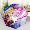 1pc Barbie Automatic Umbrella - Sturdy Iron Frame, Portable Folding Design, Suitable For Everyone In All Seasons Yy251020202