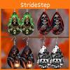 Themed Halloween Horror Skull Pumpkin Pattern Women Earrings For Use Cosplay