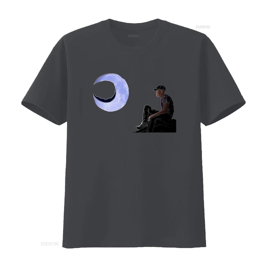 T Shirt So La Lune Cover Vintage Casual Designer Clothes Unisex Versatile Comfortable Homme Fashion Stretched Breathable
