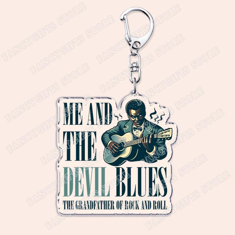 

Horror Sinners Movie Keychains for Accessories Bag Scary Vampire Film Ryan Coogler Keyrings Jewelry Fans Friends Gifts