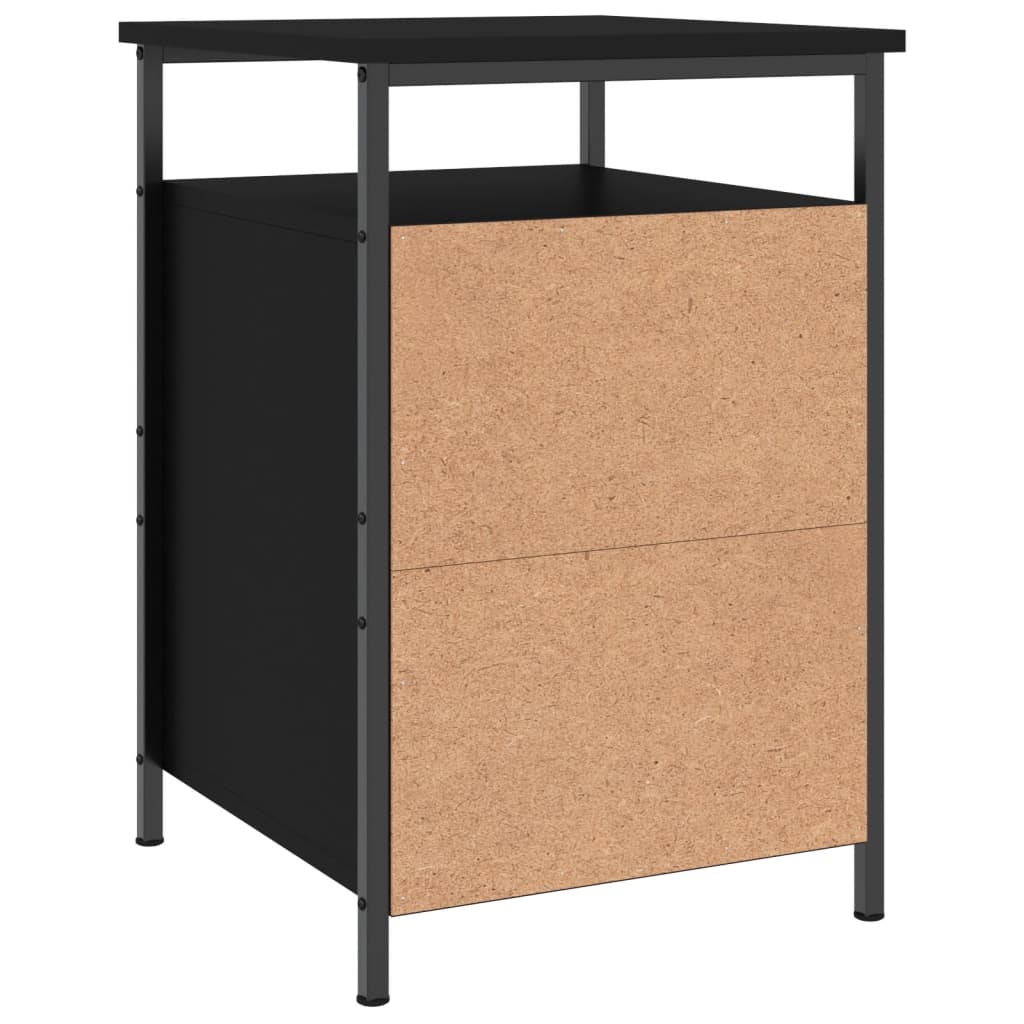 Nightstands 2 pcs. Black 40 x 42 x 60 cm Engineered Wood