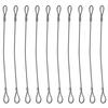 1pz/10pz Cavo di Sicurezza Cavo Metallico Corda per Luci da Palco Acciaio Inossidabile Doppia Ansa Corda Anti Sgancio Strumento Conveniente Parti