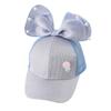 Spring and summer sunscreen parent-child fashion cute bow cap children's hat baseball net hat sun hat