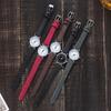 Simple Women Small Round Dial Arabic Numbers Analog Quartz Wrist Watch Gift