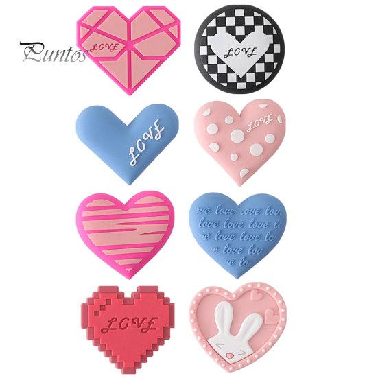Whiteboard Magnets 4Pcs Fridge Three-dimensional Heart-shaped Creative Styling Strong Adsorption Multiple Use Refrigerator Stickers Home Decor Lovely