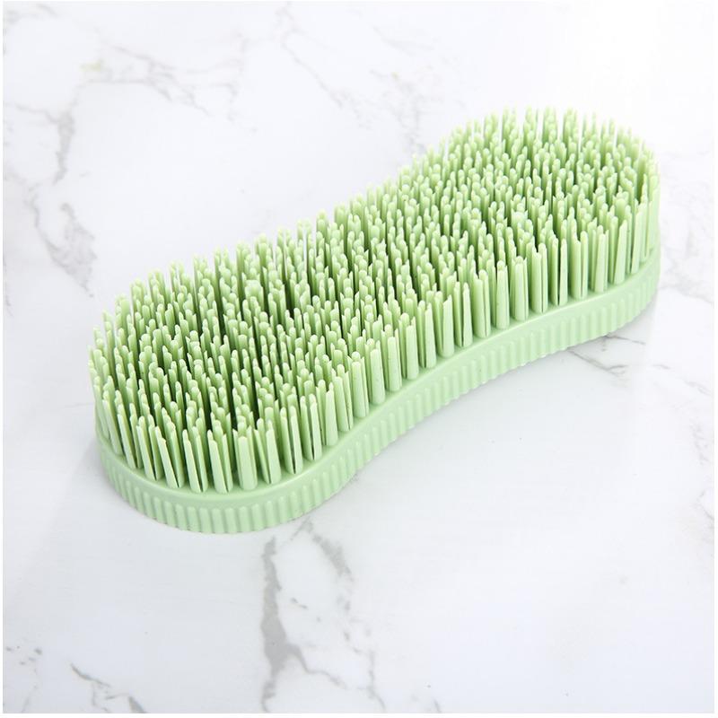 Plastic soft rubber bristles integrated 8-figure brush jeans brush household hard-bristle board brush kitchen cleaning brush