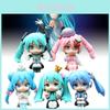 Adorable Anime Q Version Girl Doll Model Cute Pvc Figurine For Desktop Decoration
