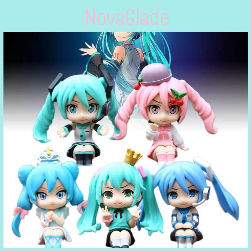 Adorable Anime Q Version Girl Doll Model Cute Pvc Figurine For Desktop Decoration