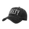 European and American Simple and Retro Washed Cotton Letter Embroidery Cap Men's and Women's Casual and Versatile Outdoor Sunshade Baseball Cap Tide