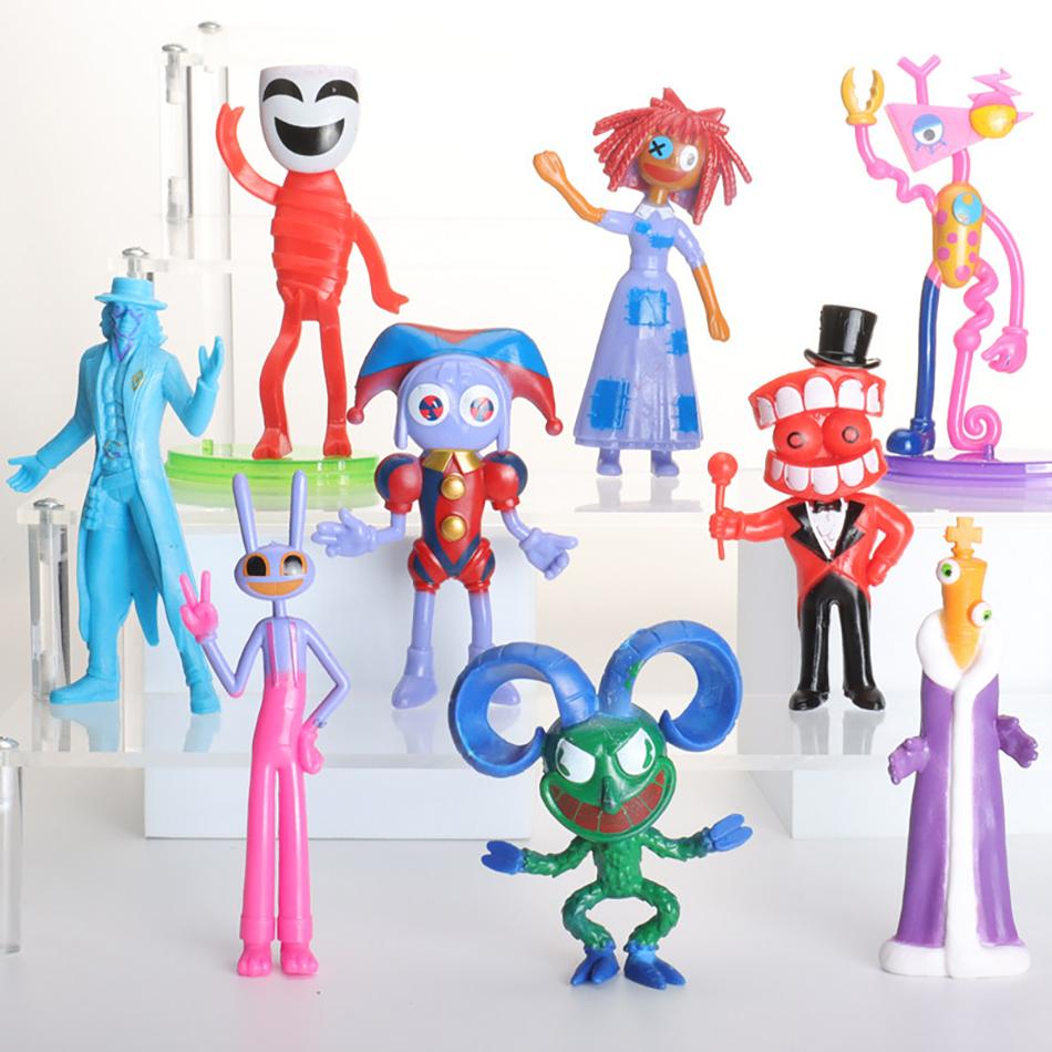 6-12 Pcs/Set The Amazing Digital Circus Anime Figure Ragatha/Jax/Pomni Action Figure Pvc Collection Decoration Model Doll Toys