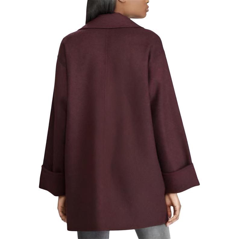 Polo Ralph Lauren Solid Double-Breasted Wool Blend Trench Coat Women coats 211722110-001